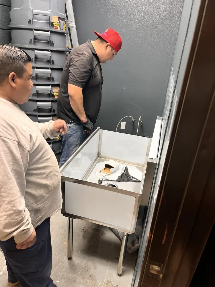Commercial plumbing and sink installation in Fort Thomas